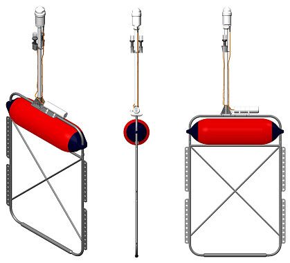 Front and tail buoys