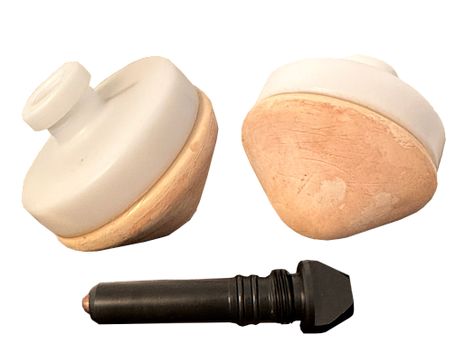 Non-polarizable porous pots